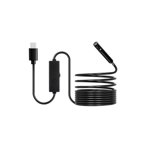 Endoscope Camera with Light, Dual Lens Borescope for Android & IOS, 1920P HD Inspection Camera with 8 + 1 LED Light, 2X Zoom, 16.4FT Snake Cable, IP67 Waterproof Snake Camera for Auto, Plumbing