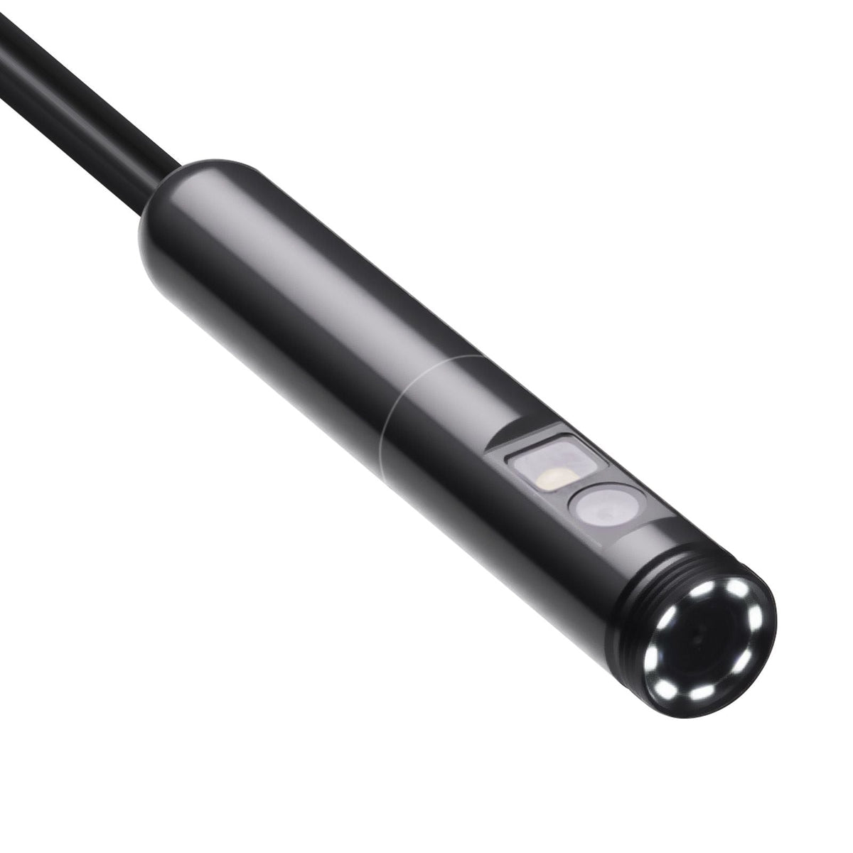 Endoscope Camera with Light, Dual Lens Borescope for Android & IOS, 1920P HD Inspection Camera with 8 + 1 LED Lights, 2X Zoom, 10FT Snake Cable, IP67 Waterproof Snake Camera for Auto, Plumbing