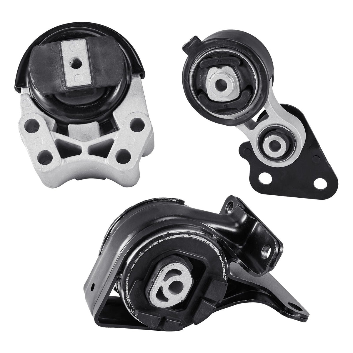 Engine and Transmission Motor Mount Kit Replacement, Set of 3, Compatible with 2007–2014 Ford Edge 3.5L, Replace OE# A5342, A5431, A5605, Secure Support