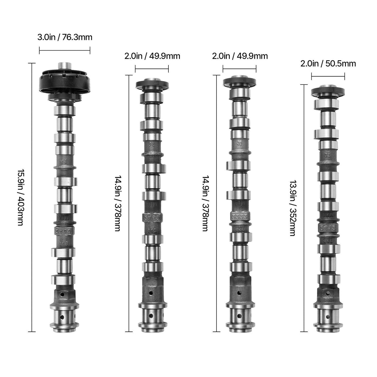 Engine Camshafts Rockers Arm Lifters Kit, Cam Replacement for 2011-2016 Jeep Cherokee/Wrangler/Grand Cherokee, 2011-2016 Dodge Caravan/Journey/Durango