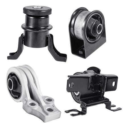 Engine Motor Mount and Transmission Mount Kit Replacement, Set of 4, Compatible with 2009–2012 Ford Escape 2.5L L4, Replace OE# A5446, A5481, A5412, A5441, Secure Support