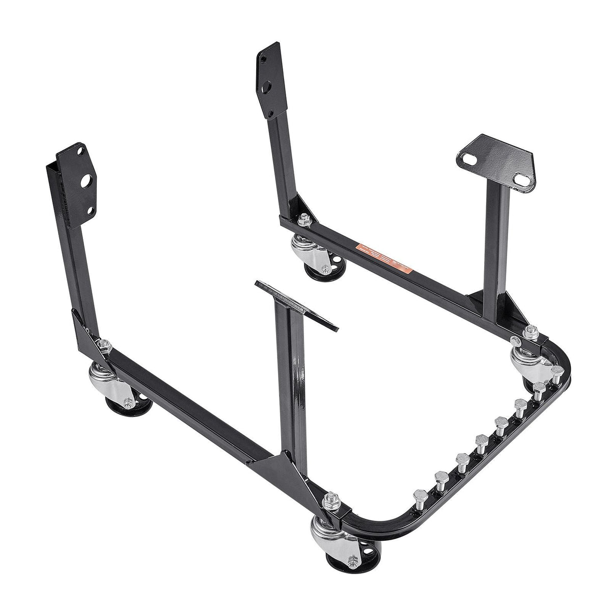 Engine Stand, 750 LBS Load Capacity Engine Motor Stand, Heavy-Duty Steel Motor Holder with 4 Swivel Casters and 4 Hook Positions, Suitable for BB-CHEVY and GEN-1 SB-CHEVY Engines