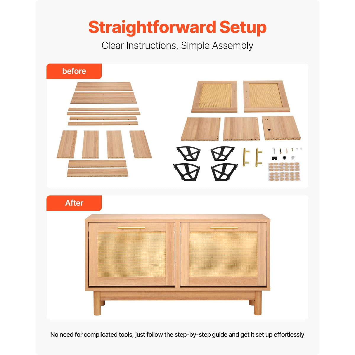 Entryway Shoe Bench, 39.4 x 11.8 x 20.9 Inch Rattan-Like Shoes Bench with 2 Flip Drawers, 300lbs Shoe Storage Rack with 4 Compartments and 2 Rattan Doors, for Hallway, Living Room, Bedroom