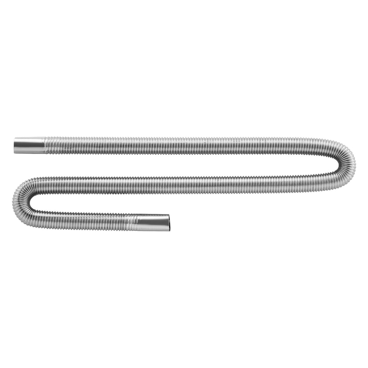Exhaust Hose, 47.2 inch Diesel Heater Flexible Exhaust Pipe, Stainless Steel Exhausts Hose with 2 Hose Clamps, Exhausts Hoses Kit Diesel Heater Accessories for 2KW 5KW 8KW Diesels Heaters