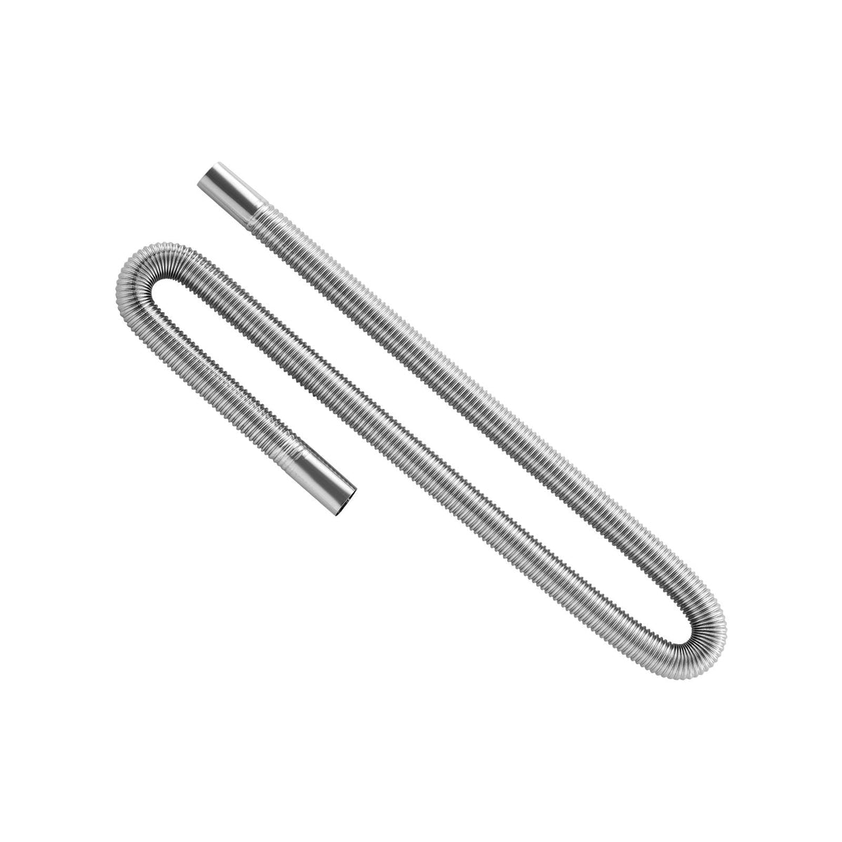 Exhaust Hose, 47.2 inch Diesel Heater Flexible Exhaust Pipe, Stainless Steel Exhausts Hose with 2 Hose Clamps, Exhausts Hoses Kit Diesel Heater Accessories for 2KW 5KW 8KW Diesels Heaters