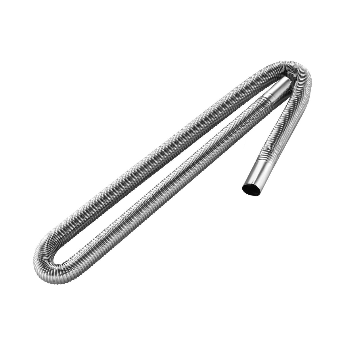 Exhaust Hose, 47.2 inch Diesel Heater Flexible Exhaust Pipe, Stainless Steel Exhausts Hose with 2 Hose Clamps, Exhausts Hoses Kit Diesel Heater Accessories for 2KW 5KW 8KW Diesels Heaters
