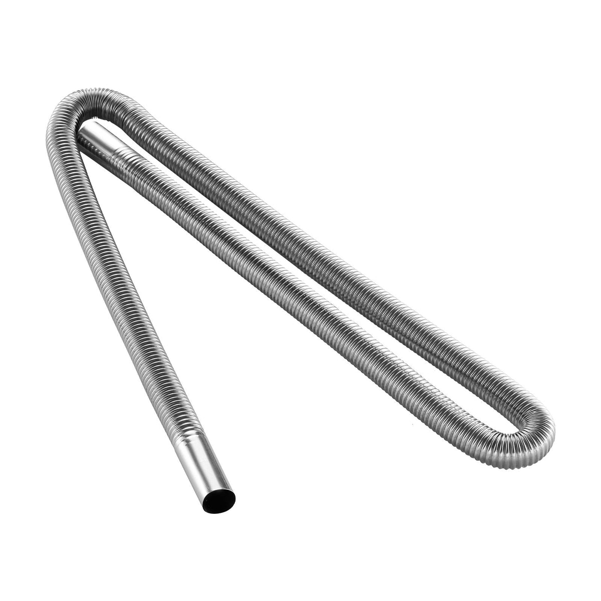 Exhaust Hose, 58.7 inch Stainless Steel Exhausts Hose, Diesel Heater Flexible Exhaust Pipe with 2 Hose Clamps, Exhausts Hoses Kit Diesel Heater Accessories for 2KW 5KW 8KW Diesels Heaters