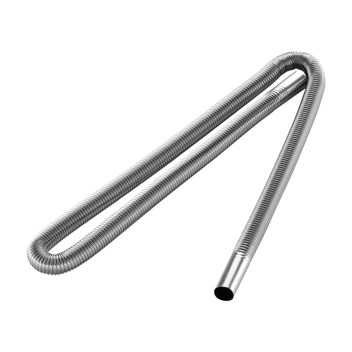 Exhaust Hose, 58.7 inch Stainless Steel Exhausts Hose, Diesel Heater Flexible Exhaust Pipe with 2 Hose Clamps, Exhausts Hoses Kit Diesel Heater Accessories for 2KW 5KW 8KW Diesels Heaters