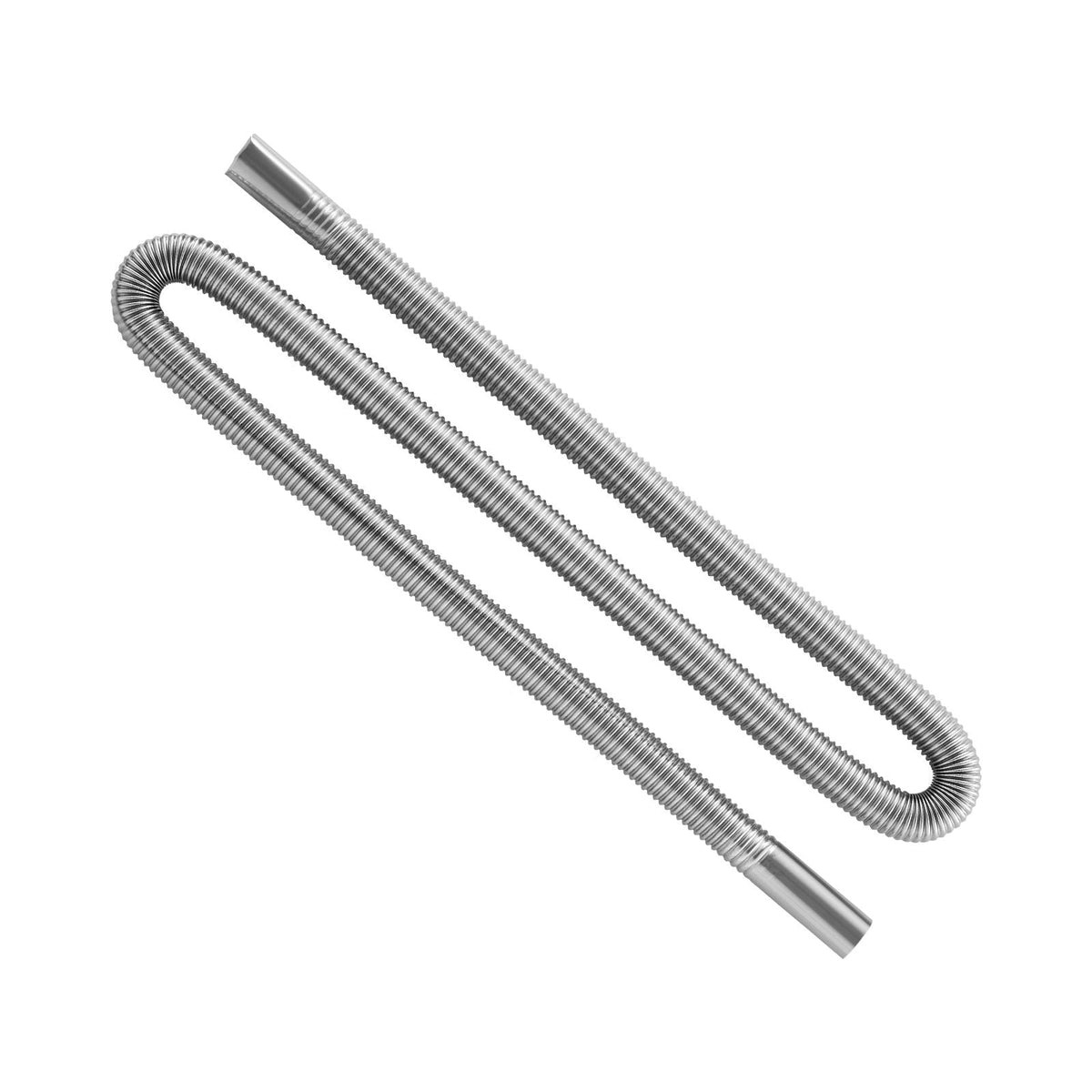 Exhaust Hose, 58.7 inch Stainless Steel Exhausts Hose, Diesel Heater Flexible Exhaust Pipe with 2 Hose Clamps, Exhausts Hoses Kit Diesel Heater Accessories for 2KW 5KW 8KW Diesels Heaters