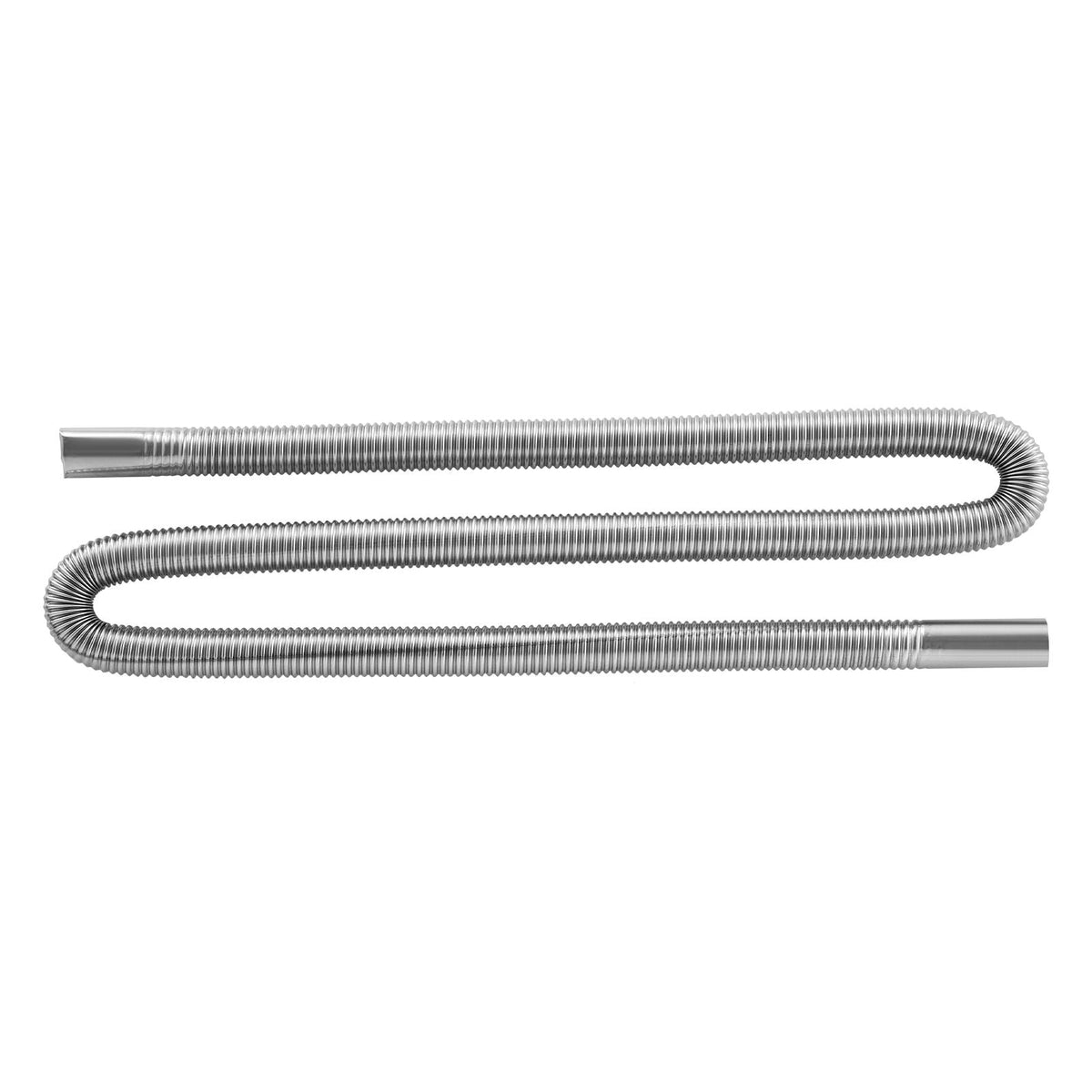 Exhaust Hose, 58.7 inch Stainless Steel Exhausts Hose, Diesel Heater Flexible Exhaust Pipe with 2 Hose Clamps, Exhausts Hoses Kit Diesel Heater Accessories for 2KW 5KW 8KW Diesels Heaters
