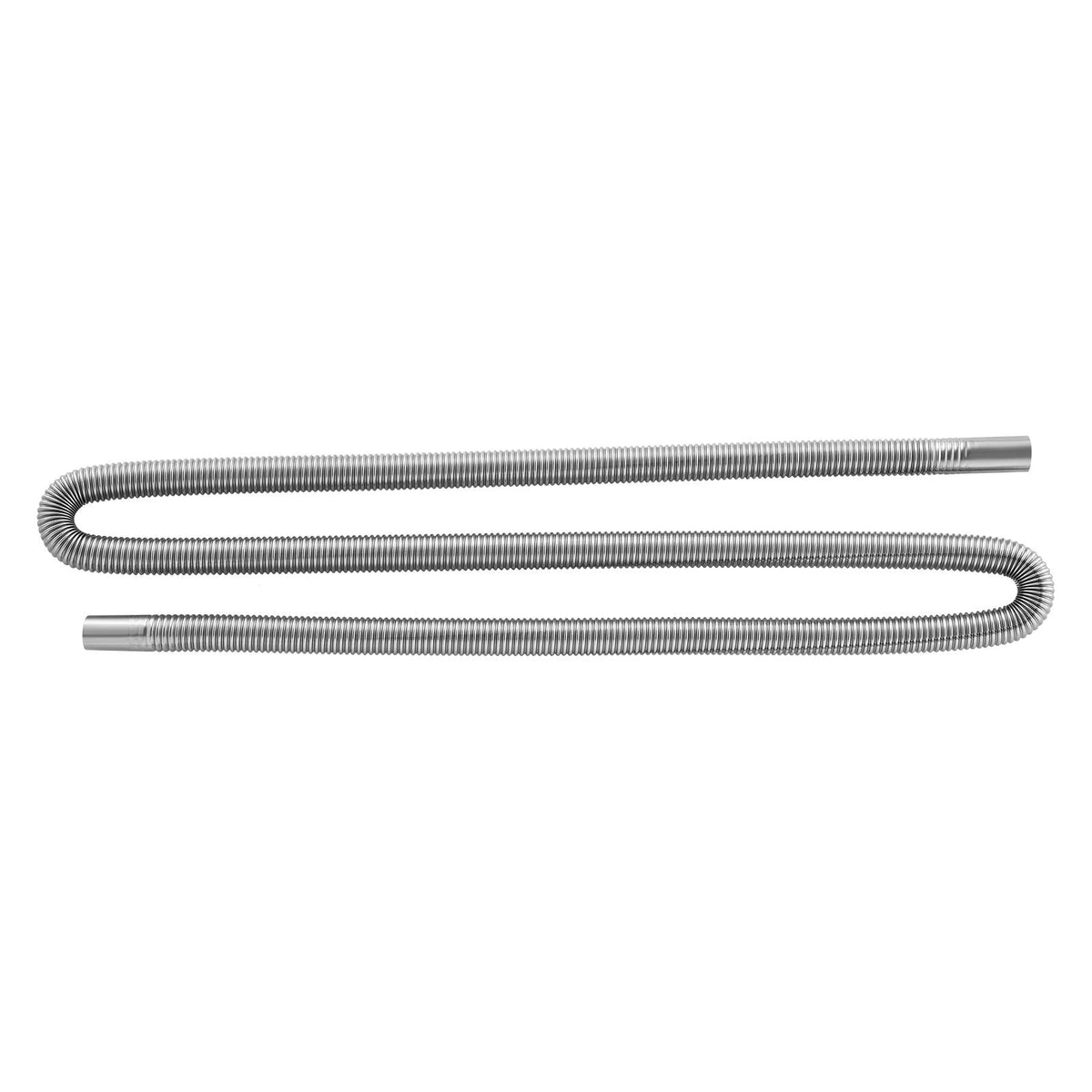 Exhaust Hose, 77.95 inch Stainless Steel Exhausts Hose, Diesel Heater Flexible Exhaust Pipe with 2 Hose Clamps, Exhausts Hoses Kit Diesel Heater Accessories for 2KW 5KW 8KW Diesels Heaters