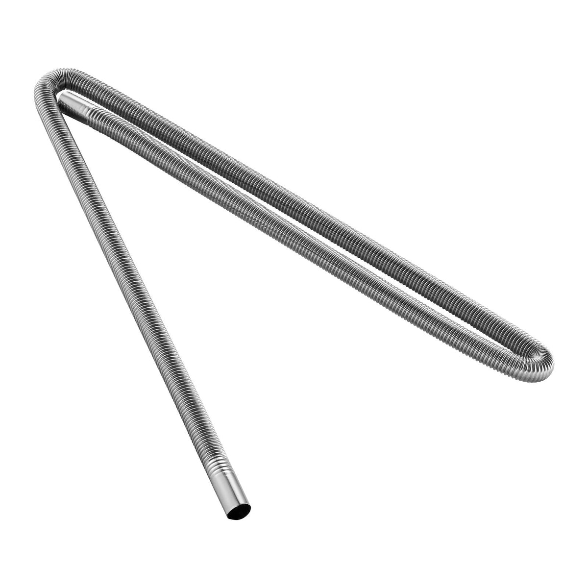 Exhaust Hose, 77.95 inch Stainless Steel Exhausts Hose, Diesel Heater Flexible Exhaust Pipe with 2 Hose Clamps, Exhausts Hoses Kit Diesel Heater Accessories for 2KW 5KW 8KW Diesels Heaters