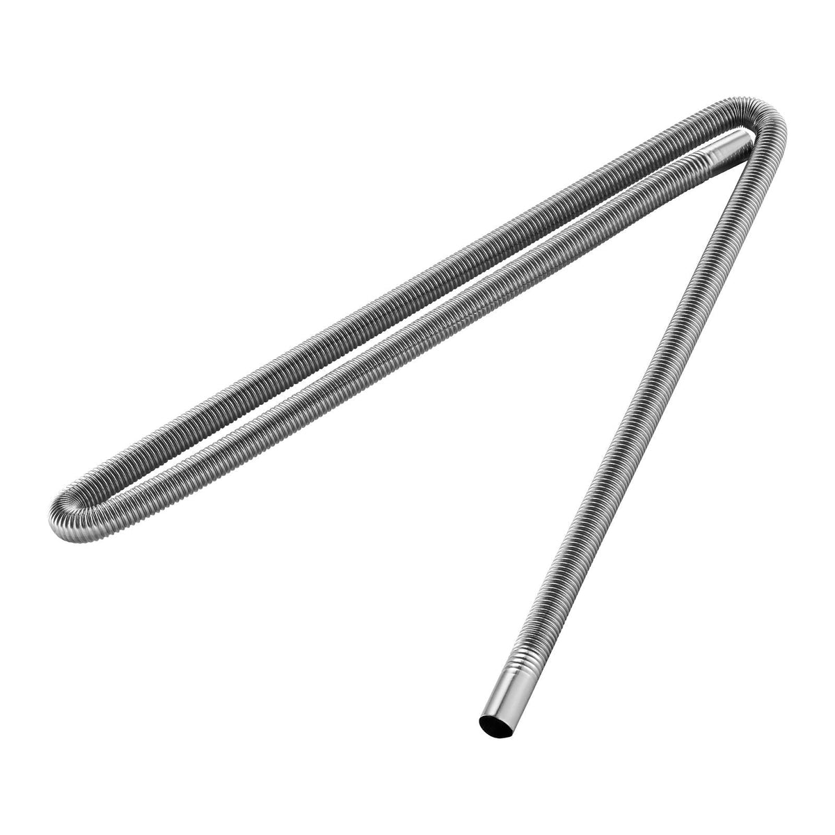 Exhaust Hose, 77.95 inch Stainless Steel Exhausts Hose, Diesel Heater Flexible Exhaust Pipe with 2 Hose Clamps, Exhausts Hoses Kit Diesel Heater Accessories for 2KW 5KW 8KW Diesels Heaters
