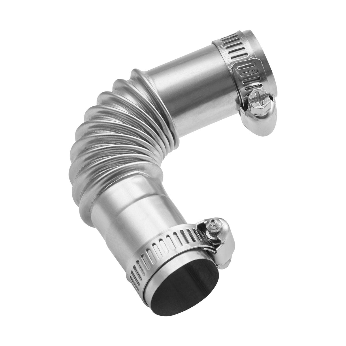 Exhaust Pipe Tube Elbow Connector, 0.98 inch Diesel Heater Exhaust Elbow, Air Parking Heater Exhausts Pipe Tube Elbows Connector 2 Clamps for 2KW 5KW 8KW Diesel Heater, 201 Stainless Steel