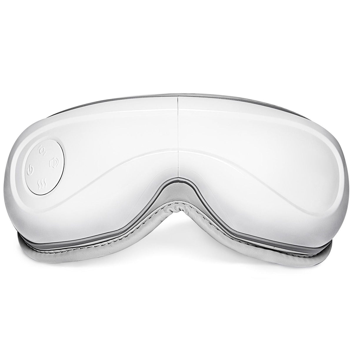 Eye Massager with Heat, Heated Eye Massage Mask with 5 Modes and Bluetooth Music, 180° Foldable Eye Care Massager for Migraines, Eye Strain, Dark Circles, Ideal Gift for Mom/Dad, White
