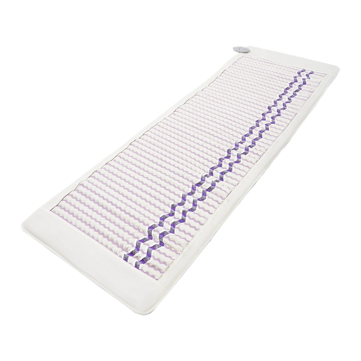Far Infrared Heating Pad, Amethyst Heating Mat with Negative Ions, 103-159Fahrenheit Hot Gemstones Therapy Mat with 0-12 Hours Timer for Full Body Pain Relief (72 x 24-inch)