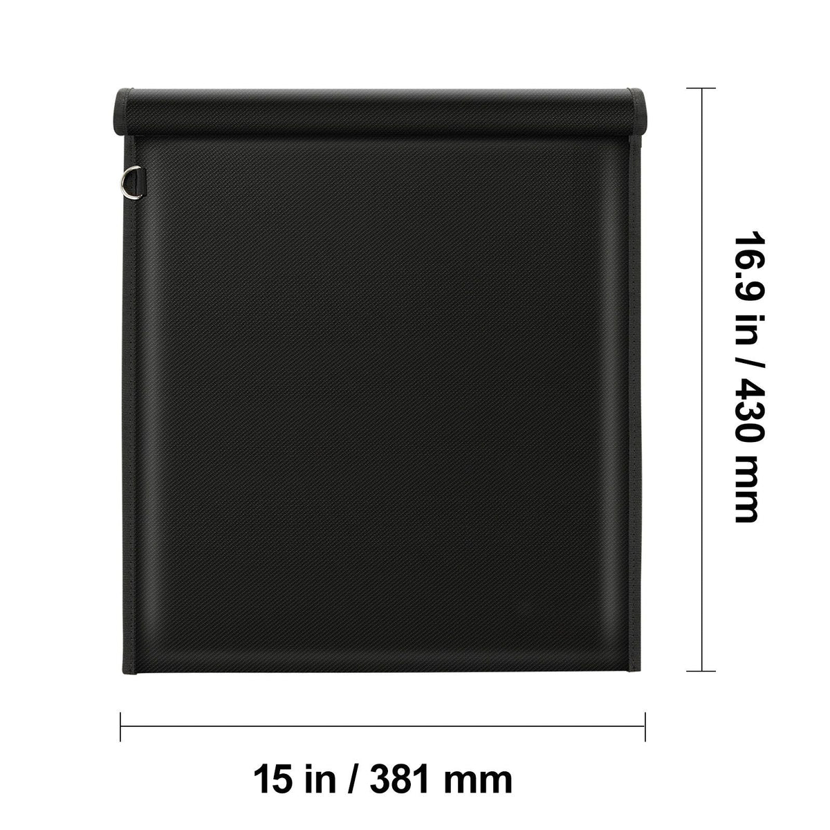 Faraday Bag, Faraday Pouch Set for Laptop (16.9 x 15"), Fireproof & Waterproof Faraday Signal Blocking Holder for Car Keys, Phones & Tablets, Anti-Theft Pouch & Anti-Hacking Case Blocker, Black