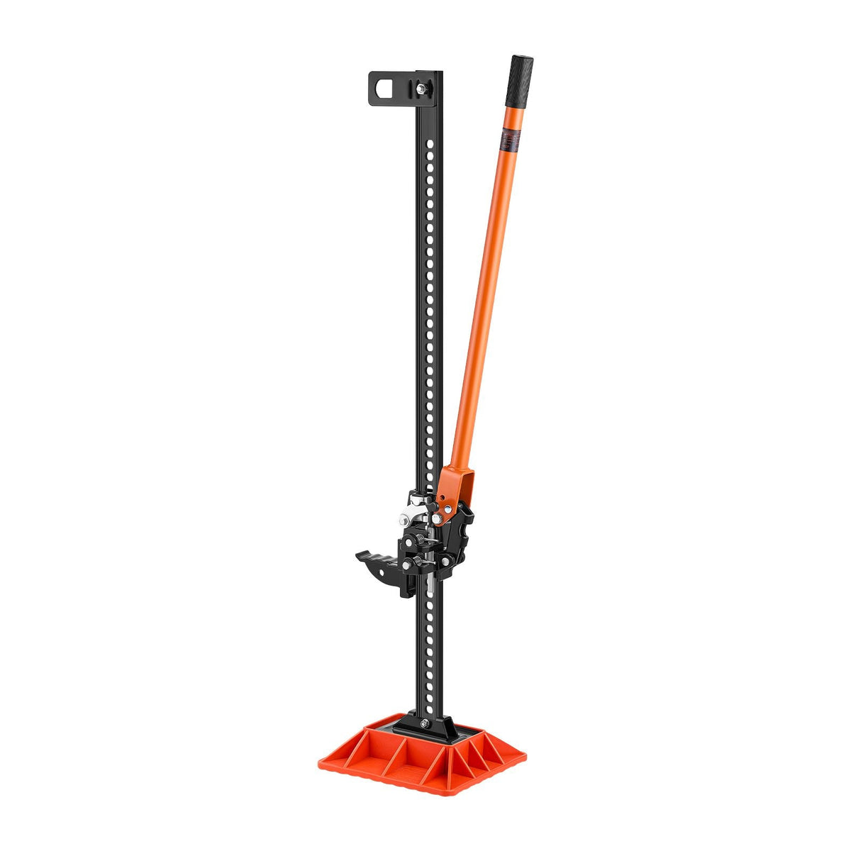 Farm Jack with Base, 60" Utility High Lift Farm Jack, 3.18 Ton (7,000 lbs) Capacity Ratcheting Off Road Utility Jacks, Heavy-Duty Lift Jacks with 5.12"-54.33" Lifting Range for Tractor, Truck