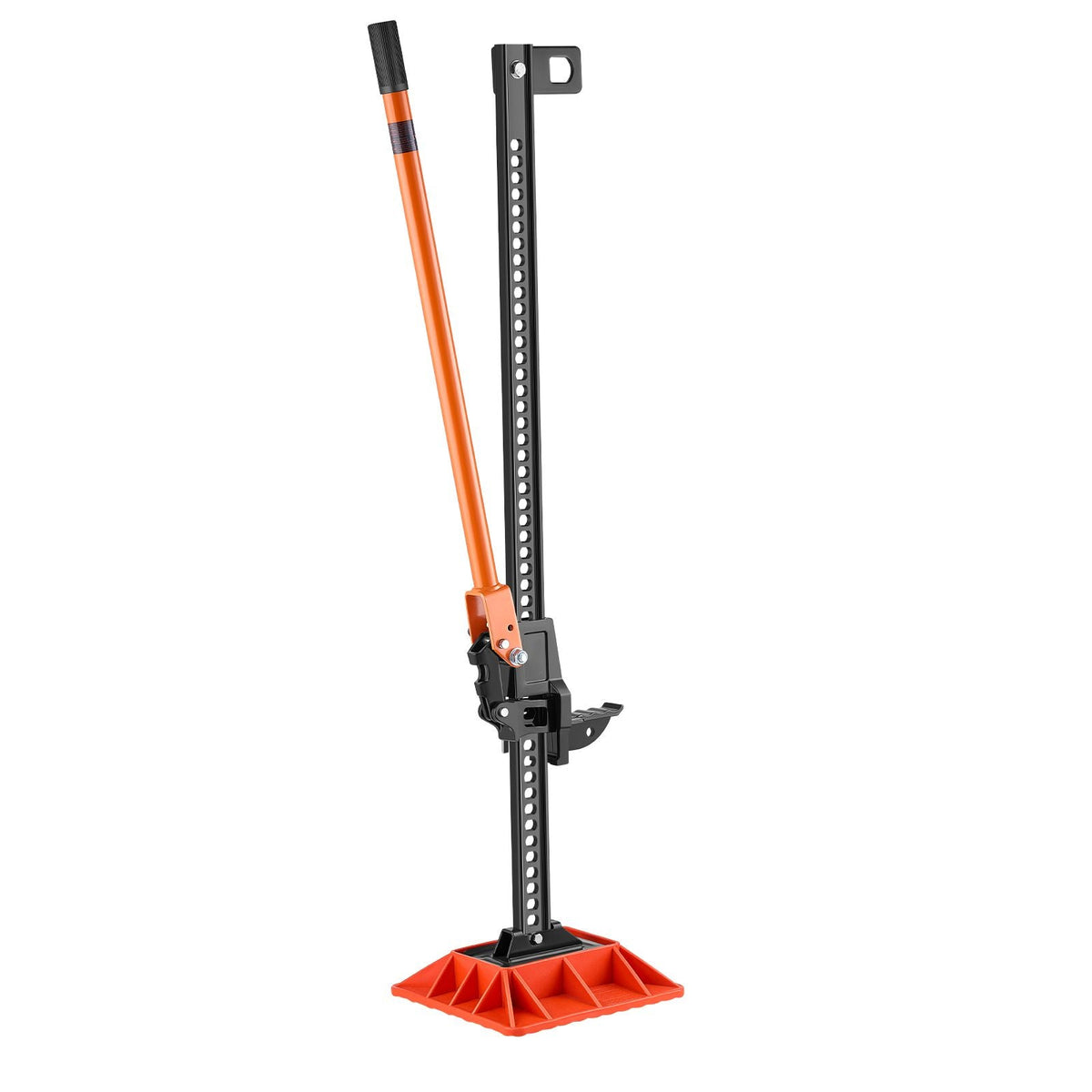 Farm Jack with Base, 60" Utility High Lift Farm Jack, 3.18 Ton (7,000 lbs) Capacity Ratcheting Off Road Utility Jacks, Heavy-Duty Lift Jacks with 5.12"-54.33" Lifting Range for Tractor, Truck