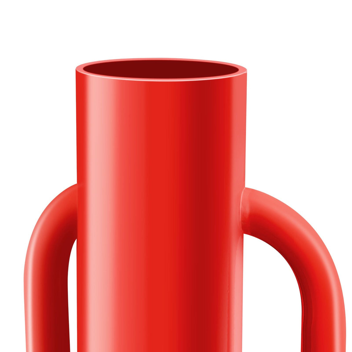Fence Post Driver with Handles, 2.7 in Inner Diameter T Post Pole Pounder, 14LB Heavy Duty Carbon Steel Hand Post Rammer, Farm Fencing Hole Digger for U Channel, Sign Pole, Wooden Post, Red