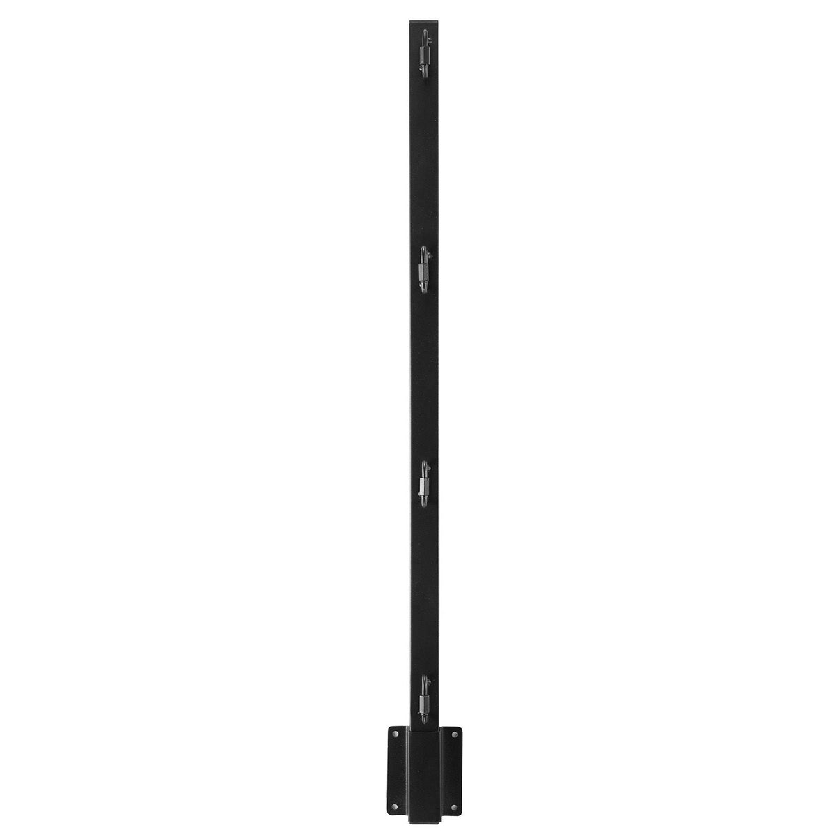 Fence Post Extender, 12 Packs 32.1 in Barbed Wire Arm, Sturdy Steel Fence Height Extender, Flat or Surface Mounted Barbed Wire Extension Arms, Protect Privacy and Prevent Pets Jumping Off