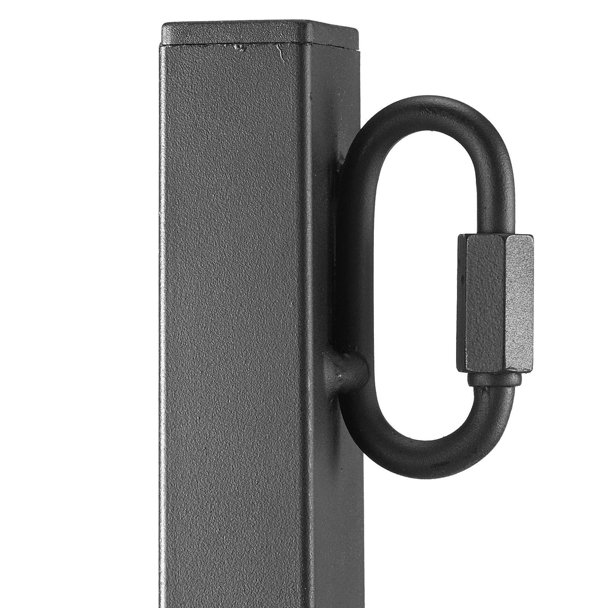 Fence Post Extender, 8 Packs 23.8 in Barbed Wire Arm, Sturdy Steel Fence Height Extender, Flat or Surface Mounted Barbed Wire Extension Arms, Protect Privacy and Prevent Pets Jumping Off