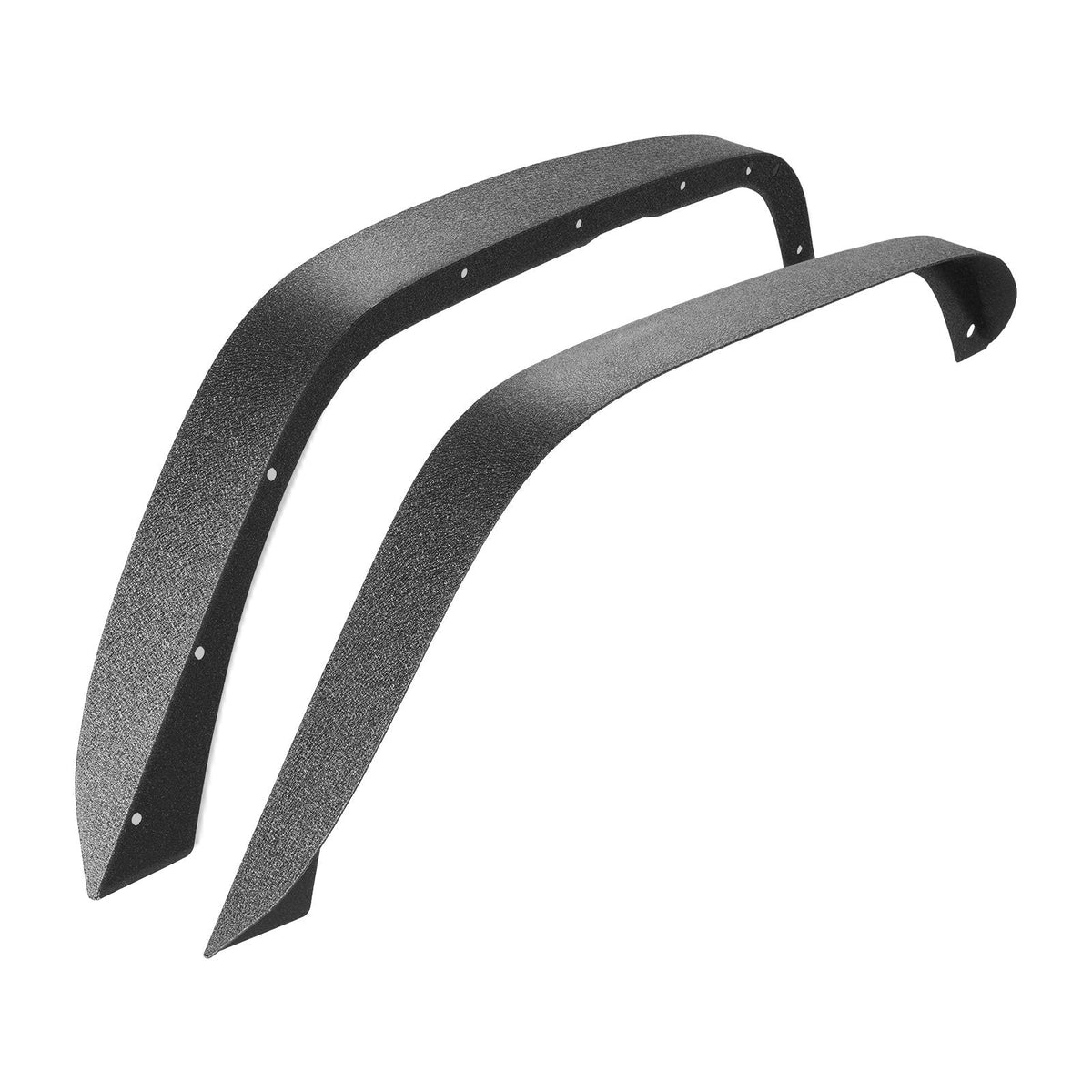 Fender Flare, Front & Rear Fender Flares Compatible with 2007-2018 Jeeps JK/JKU 2/4 Doors, Fine-Textured Black Paintable Off-Road Steel Liner Set, Fenders for Jeep JK, Rust-Resistant Coating