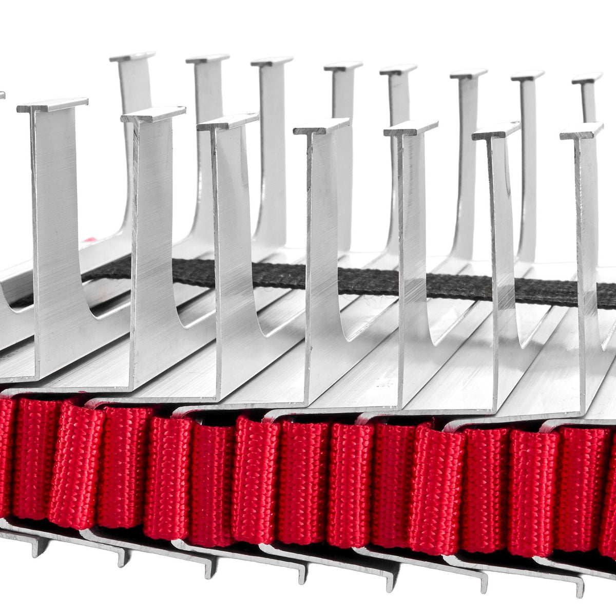 Fire Escape Ladder, 3-Story 25FT Retractable Emergency Fire Ladder, Lightweight Aluminum Alloy Safety Escape Ladders with Sturdy Polyester Strap, Anti-Slip Rung & Wide Steps, 1000LBS Max Loading
