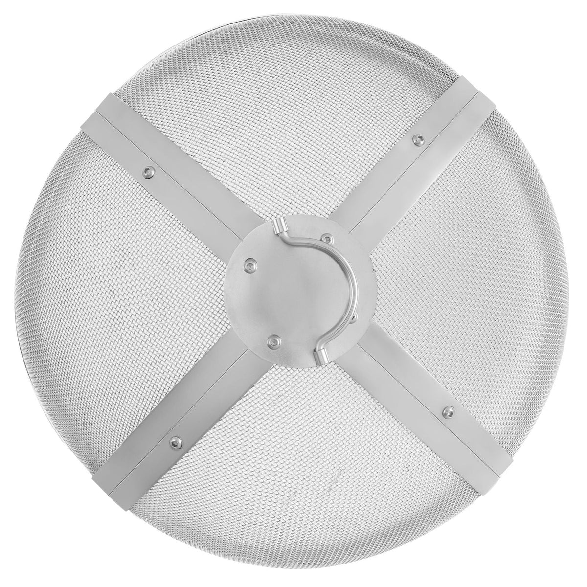 Fire Pit Spark Screen Round 20", Reinforced Heavy Duty Steel Metal Cover, Outdoor Firepit Lid, Easy-Opening Top Screen Covers Round with Ring Handle for Outdoor Patio Fire Pits Backyard