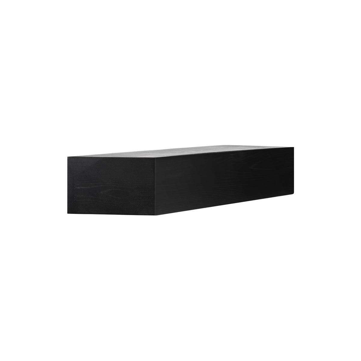Fireplace Mantel, 48" x 8" x 5", 50 lbs Weight Capacity, Natural Wood Mantel for Over Fireplace, Wall Mounted Floating Farmhouse Shelf, Handcrafted Fireplace Mantel for Wall Decor, Espresso