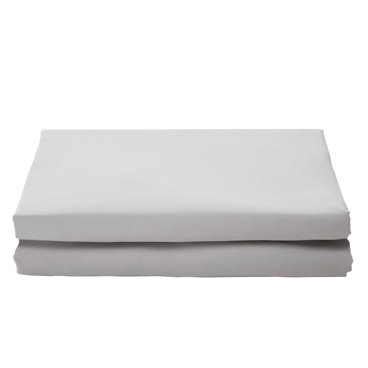 Fitted Sheet, 1 Set of 2 Pieces, Twin Size Elastic Fitted Sheet with High-Quality Microfiber, Wear-Resistant & Breathable Twin Fitted Sheet with Single-Sided Brushing, Fit for 15 in Mattress