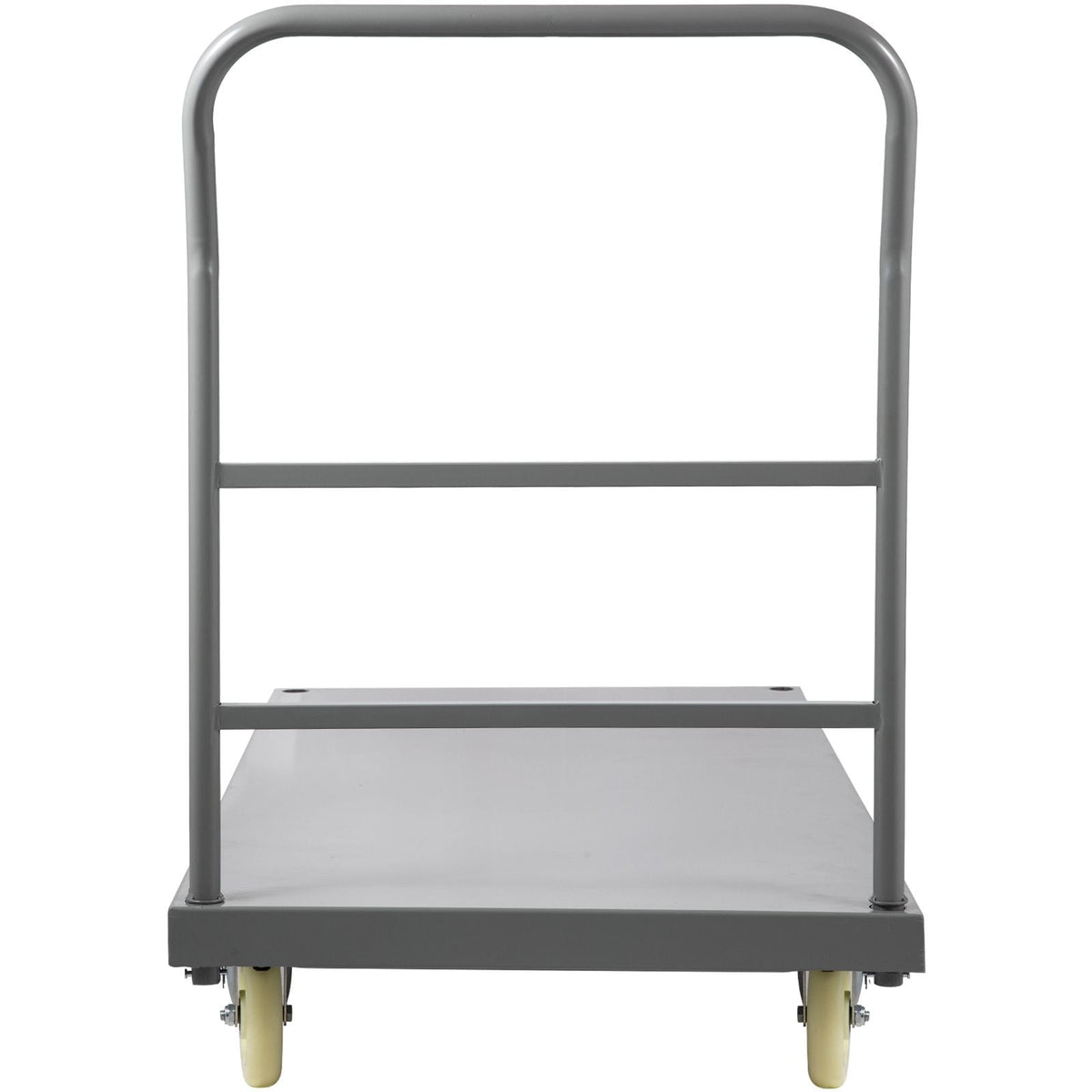 Flatbed Utility Cart, Supports up to 2000 lbs, Dimensions 47"L x 24"W x 32"H, Equipped with 5" Nylon Wheels, Sturdy Steel Construction, Ideal for Transporting Luggage