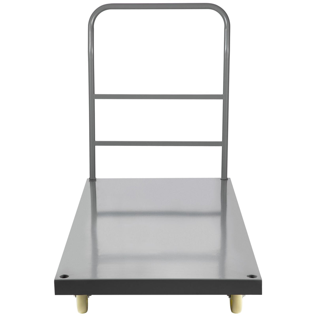 Flatbed Utility Cart, Supports up to 2000 lbs, Dimensions 47"L x 24"W x 32"H, Equipped with 5" Nylon Wheels, Sturdy Steel Construction, Ideal for Transporting Luggage