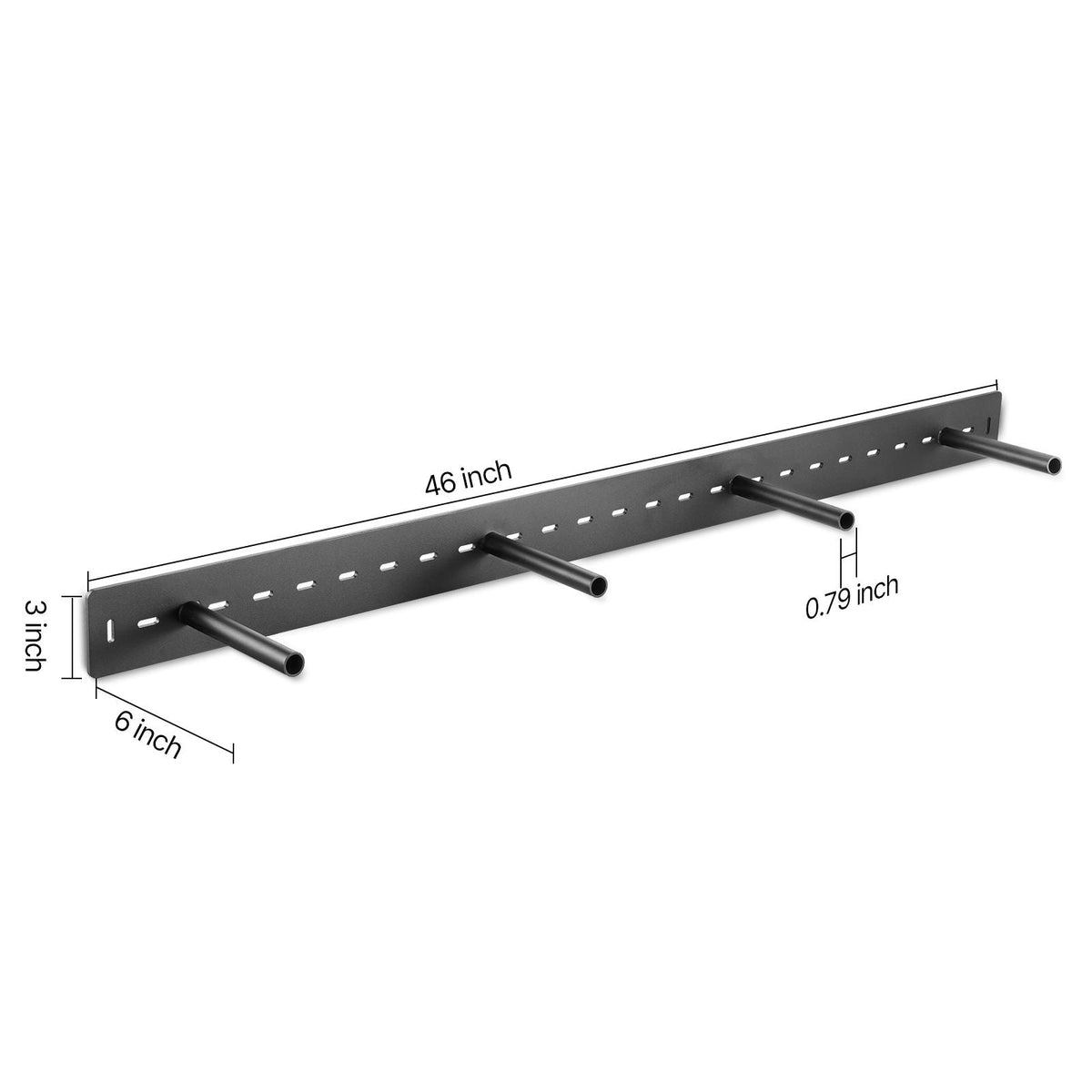 Floating Shelf Bracket 1 Pack, 230 lbs/104 kg Weight Capacity, 46x6.2x3 inch / 1168.4x157.4x76.2 mm, Heavy Duty Hidden Shelf Brackets Support, Wall Mounting Invisible Floating Shelves Bracket