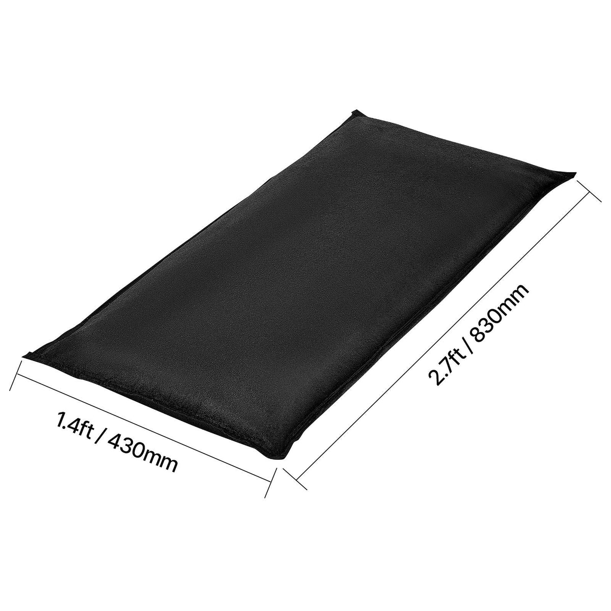 Flood Barrier, 10 Pack, 1.4 x 2.7 ft Flood Bags with Bucket, Reusable Water Absorbent Barrier Activated by Water, Sandless Sandbags Blockage, Flooding Prevention Bags for Door, Basement, Garage