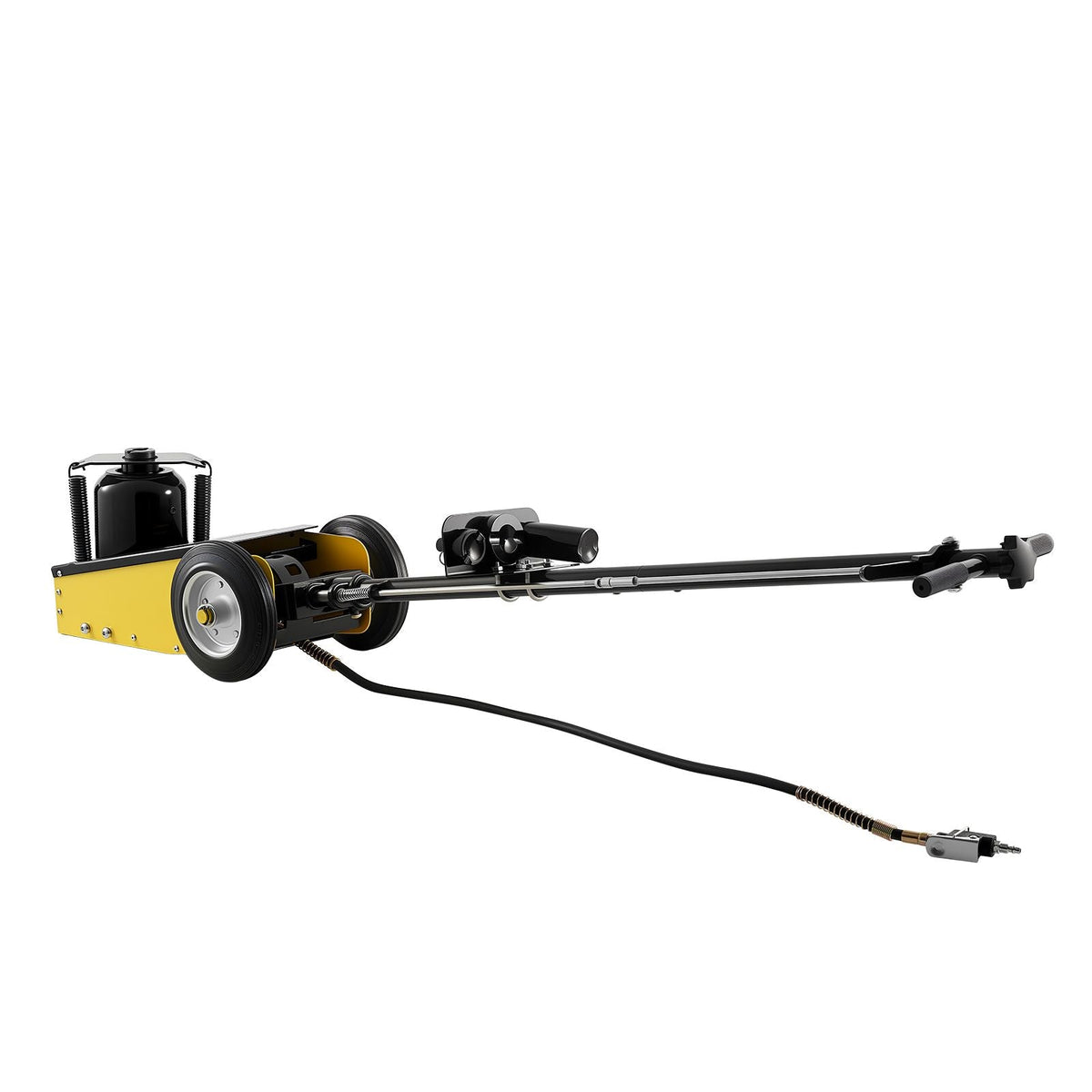 Floor Jack, 22 Ton (48501 lbs) Capacity, Steel Racing Floor Jack with Single Piston Quick Lift Pump & Extension Posts, Air Hydraulic Trolley Car Lift for SUVs, Pickups, Lifting Range 10.4"-21.3"