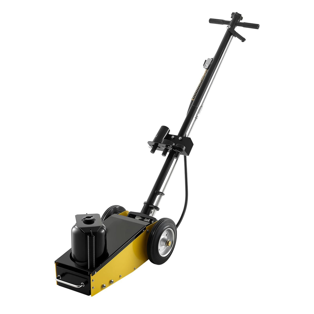 Floor Jack, 22 Ton (48501 lbs) Capacity, Steel Racing Floor Jack with Single Piston Quick Lift Pump & Extension Posts, Air Hydraulic Trolley Car Lift for SUVs, Pickups, Lifting Range 10.4"-21.3"