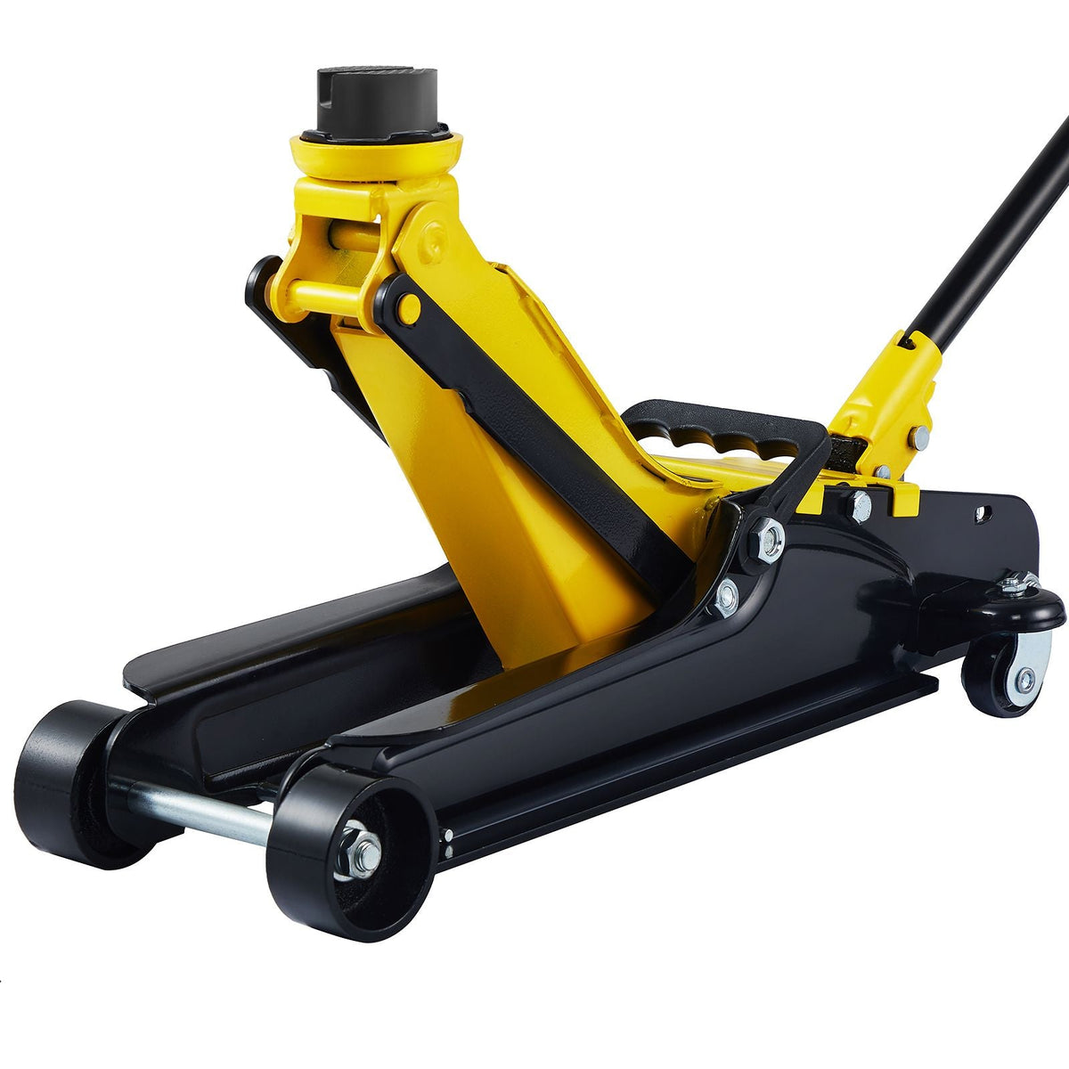 Floor Jack, 2.5 Ton Low Profile Floor Jack, Heavy-duty Steel Racing Floor Jack With Single Piston Lift Pump, Floor Jack Lifting Range 3.35"-14.96"