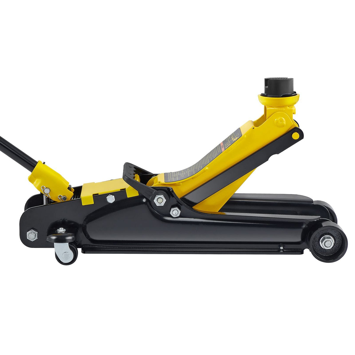 Floor Jack, 2.5 Ton Low Profile Floor Jack, Heavy-duty Steel Racing Floor Jack With Single Piston Lift Pump, Floor Jack Lifting Range 3.35"-14.96"