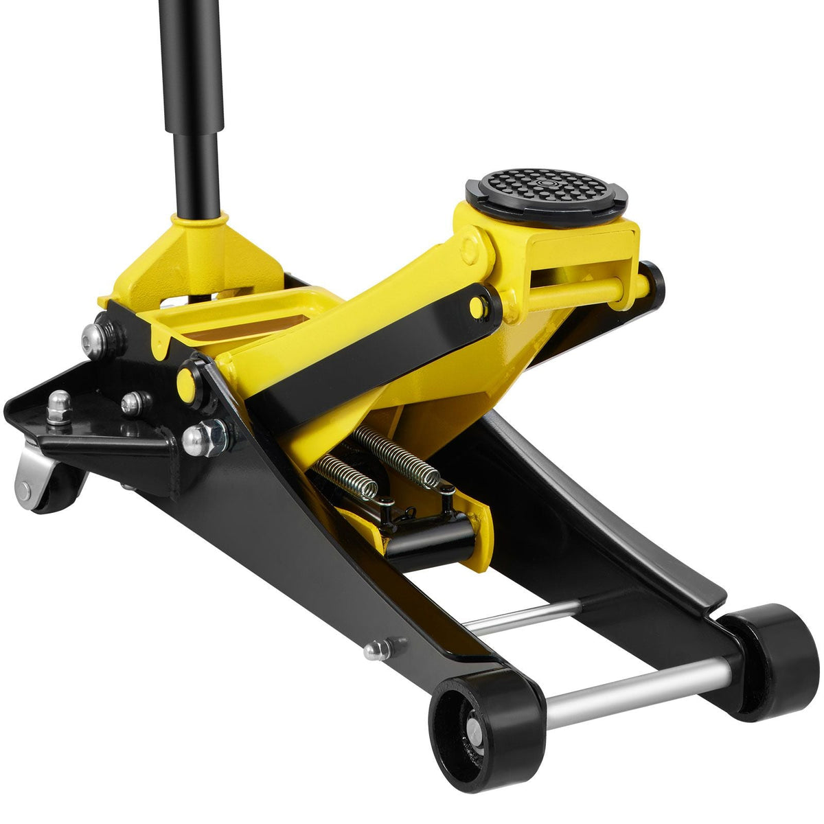 Floor Jack, 3 Ton Low Profile Floor Jack, Heavy-duty Steel Racing Floor Jack with Dual Pistons Quick Lift Pump, Floor Jack Lifting Range 3.35"-19.69"