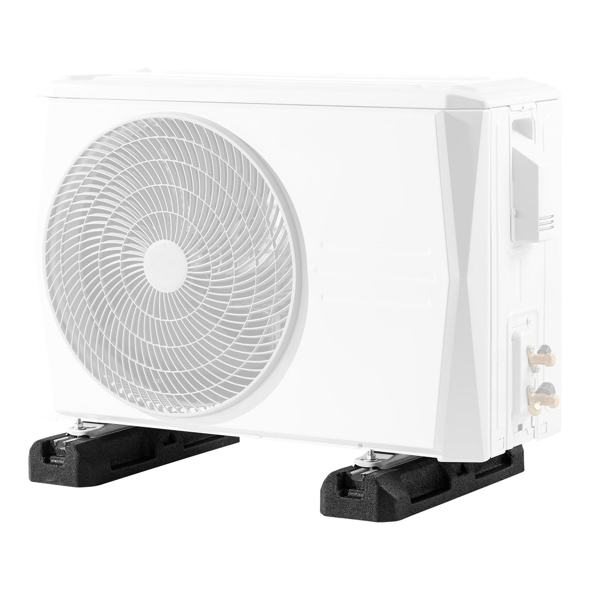 Floor Mounting Base Kit for Mini Split Air Conditioning Systems, Floor Mounting Ground Base Pad for 9000-36000BTU AC Heat Pump System, Heavy-Duty Rubber Anti-Vibration Pads, Max Load 2204 lbs
