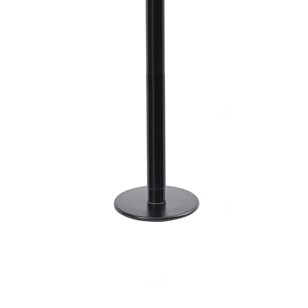 Floor-to-Ceiling Transfer Pole, Tension Mounted Bathroom Grab Bar with Anti-Slip Curve Handle, 300 Lbs Capacity Security Pole for Elderly, Ideal Senior Safety Pole for 7-10 Ft Ceilings, Black
