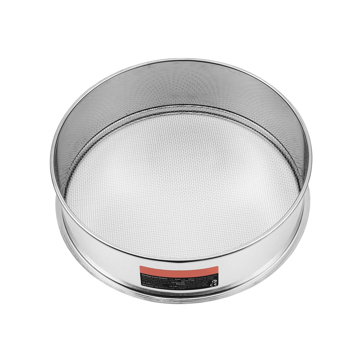 Flour Sieve Fine Mesh, 10 Mesh Flour Sifter, 304 Stainless Steel Fine Mesh Sifter Food-grade, Dia. 12.6" Fine Mesh Strainers for Baking, 5 Sizes Mesh hole for Mungbean, Rice, Flour, Pearl Powder