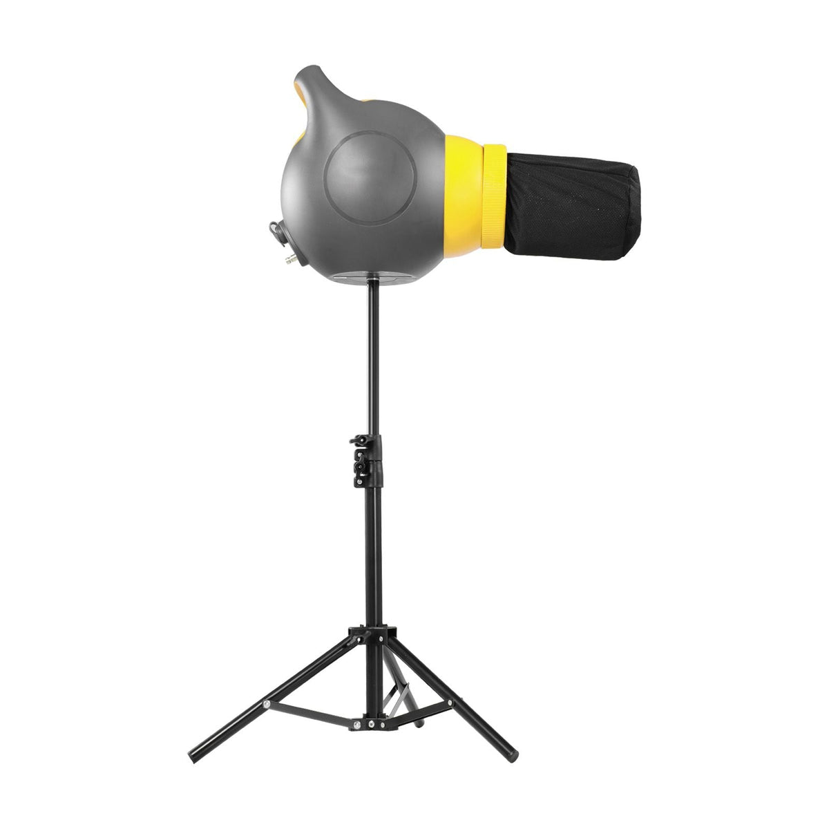 Foam Machine, 115 W Party Foam Cannon, Portable Foam Maker with a Tripod Stand, Powerful Foam Party Machine, for Backyard, Pool, Outdoor Events, Birthdays, Celebrations and Party, Grey & Yellow