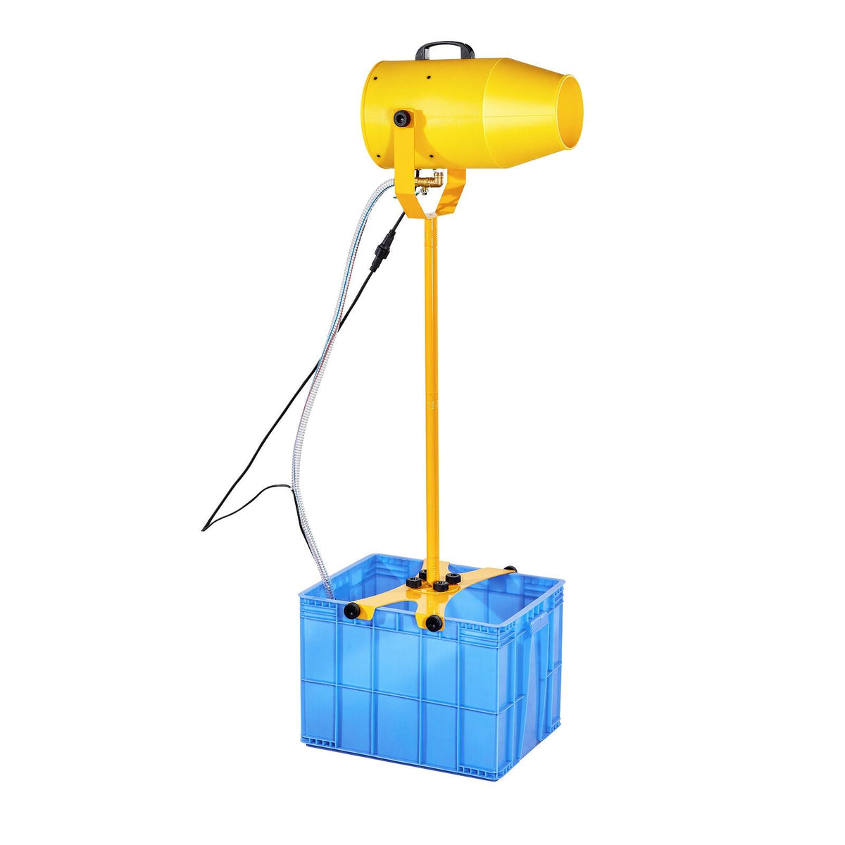 Foam Machine, 9.84 to 16.40 ft Spray Distance Foam Cannon Party Machine, Bubble Cannon with 74QT Water Tank, Stable Vertical Design, Dense Foams Maker for Gatherings, Celebrations & Par