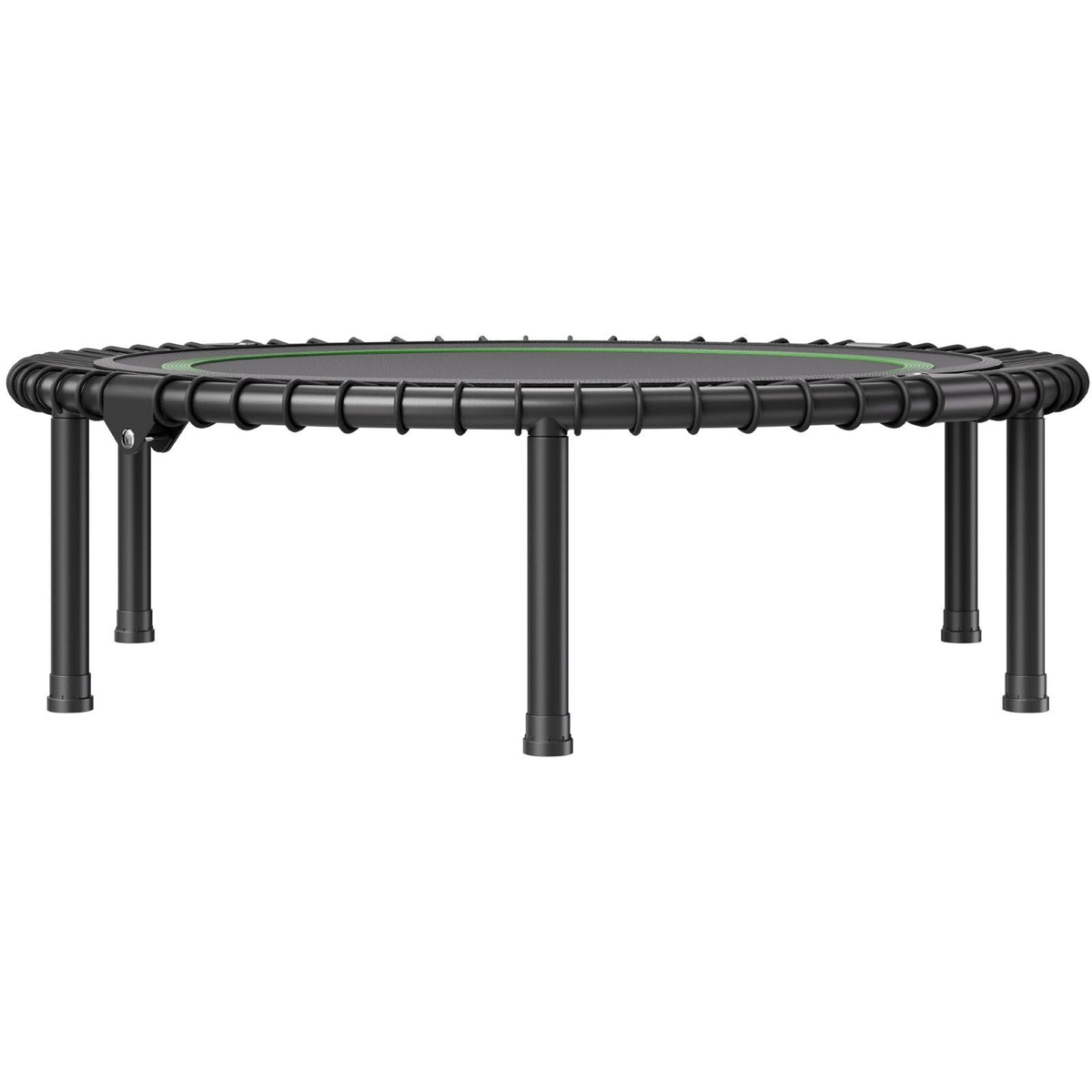 Foldable Mini Trampoline, 40 Inch Fitness Rebounder, Max Load 330 lbs Exercise Trampoline, Stable & Quiet Indoor Small Workout Trampoline, Mini Trampoline for Adults Indoor/Garden Workout