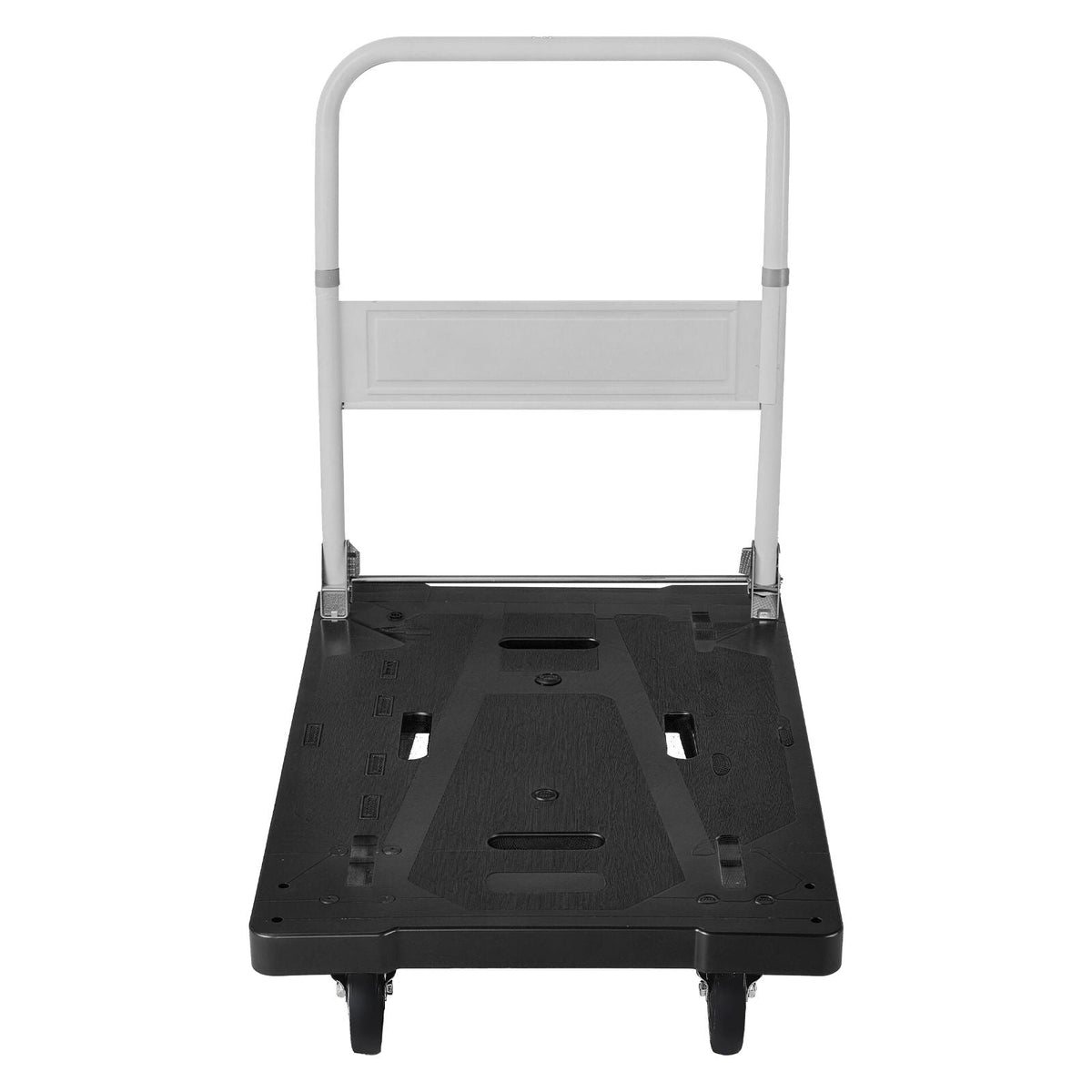 Foldable Push Cart Dolly, 660 lbs Capacity, Folding Platform Truck with Swivel Wheels, Moving Platform Hand Truck Flatbed Cart, Space Saving Push Handle, for Easy Storage, 35.2 x 23.4 x 33.5 in