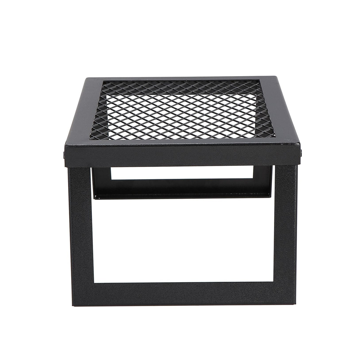 Folding Campfire Grill, Heavy Duty Steel Mesh Grate, 18" Portable Camping Grates Over Fire Pit, Camp Fire Cooking Equipment with Legs Carrying Bag, Grilling Rack for Outdoor Open Flame Cooking