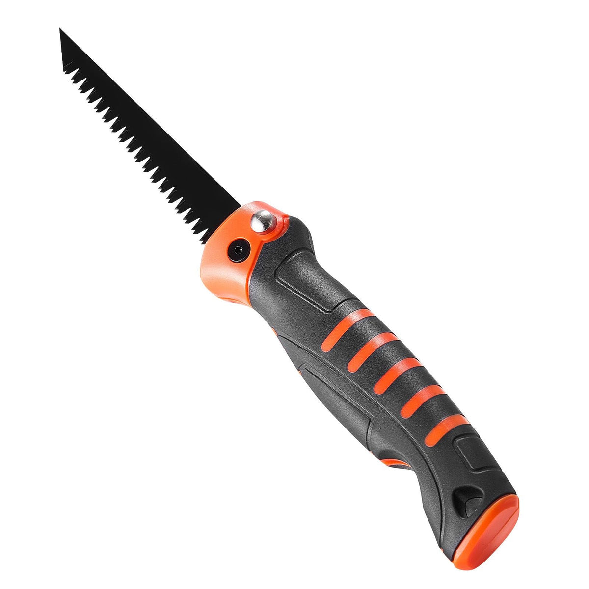 Folding Jab Saw, 5 in Foldable Jab Saw with Soft Grip Handle, Folding Drywall Saw with Triple Ground Teeth and Sharp Tip, for Drywall, Wood, PVC Pipes, Cement Board, Thin Sheets, Wall Panels
