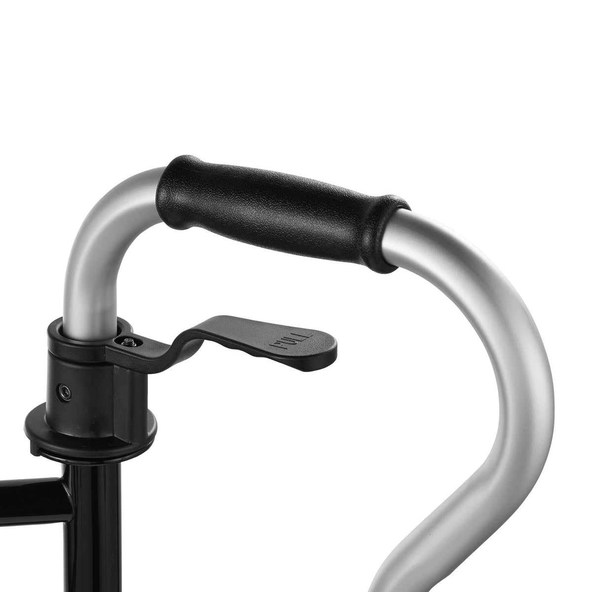 Folding Walker on Wheels, 3-in-1 Stand-Assist Folding Walkers with Adjustable Height and Width, Lightweight Aluminum | Front Wheeled Mobility Aid for Elderly Handicapped Disabled, Up to 350LBS
